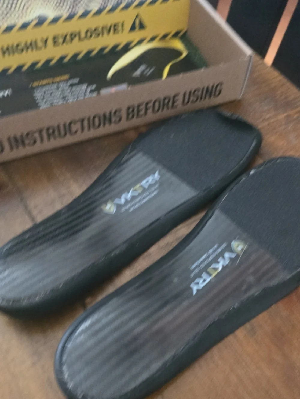 VKTRY Men’s Black Performance Insoles - Low-Profile Support - Picture 7 of 9